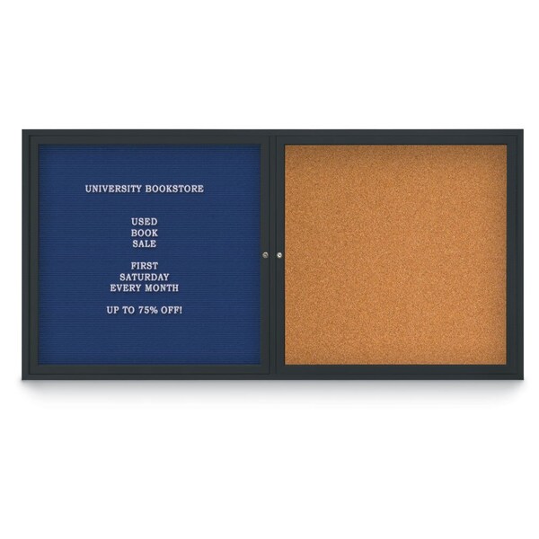 Corkboard, 72"x36", Synthetic Cork/Satin